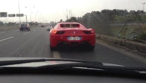 Accident Ferrari 458 Italia