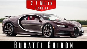 ASTA e momentul asteptat de toata lumea. VIDEO cu noul Bugatti Chiron in timp ce atinge viteza maxima