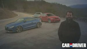 BMW Seria 1 M Coupe versus Audi TT-RS versus Infiniti IPL G Coupe