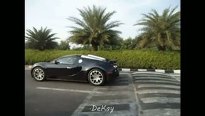 Bugatti Veyron versus speed bump