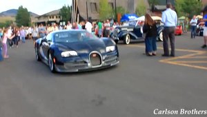 Cativa soferi de Bugatti Veyron se distreaza pe drumurile publice la 370 km/h