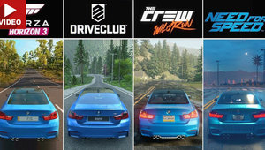 Comparatie grafica intre Forza Horizon 3, Drive Club, The Crew si Need for Speed