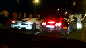 Curse ilegale in Rusia: Bugatti Veyron versus Koenigsegg CCXR! 2