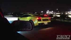 Curse ilegale: Toyota Supra de 1200 cp vs. Lamborghini Gallardo de 1200 cp