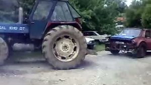 Dacia versus Tractor