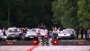 Drag Race: Alpina B6S vs. Ferrari 575M