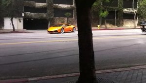 Drifturi pe drumurile publice la bordul noului Lamborghini Huracan!