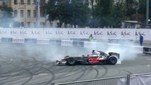 Jenson Button la Bavaria Moscow City Racing