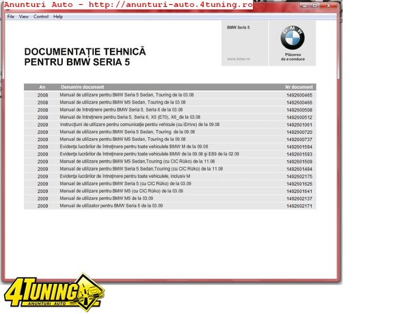 Manual utilizare bmw