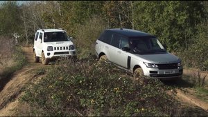 Masina de opt ori mai ieftina a castigat: Suzuki a batut Range Rover pe teren accidentat!