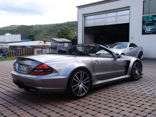 Mercedes sl63 amg black #4