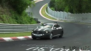 Noul Mercedes GLA, surprins in actiune la Nurburgring