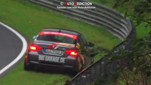 Nurburgring-ul mai face o victima: un BMW M3 Coupe ajunge in parapeti