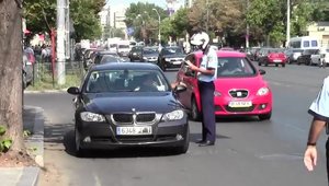 O noua actiune a politiei rutiere cu motociclete si masini fara insemne