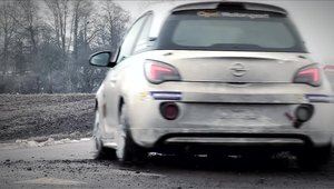 Opel Adam Rally Cup in actiune