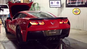 Sesiune dyno cu un Chevrolet Corvette Stingray Twin-Turbo