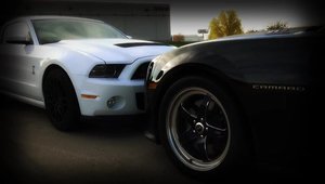 Shelby GT500 vs. Camaro ZL1: curse ilegale intre Muscle-Cars
