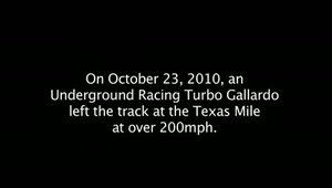 Un Gallardo Twin Turbo si-a luat zborul la peste 370 km/h, la Texas Mile!