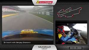 Un tur de pista la bordul modelului Ferrari 458 Challenge