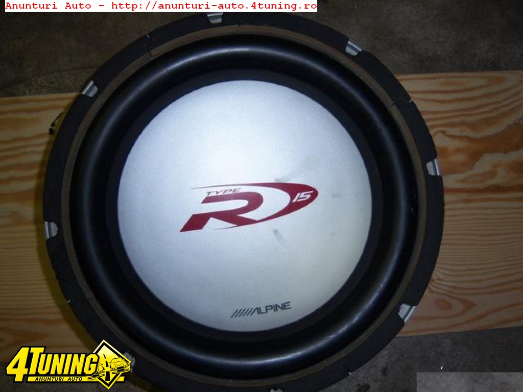 Alpine 15 inch subwoofer Car speakers, audio system