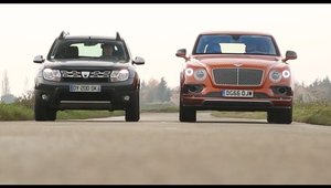 VIDEO: Dacia Duster vs. Bentley Bentayga. Care crezi ca este mai buna in viata reala?