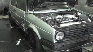 VW Golf 2 1.8 turbo - Dyno