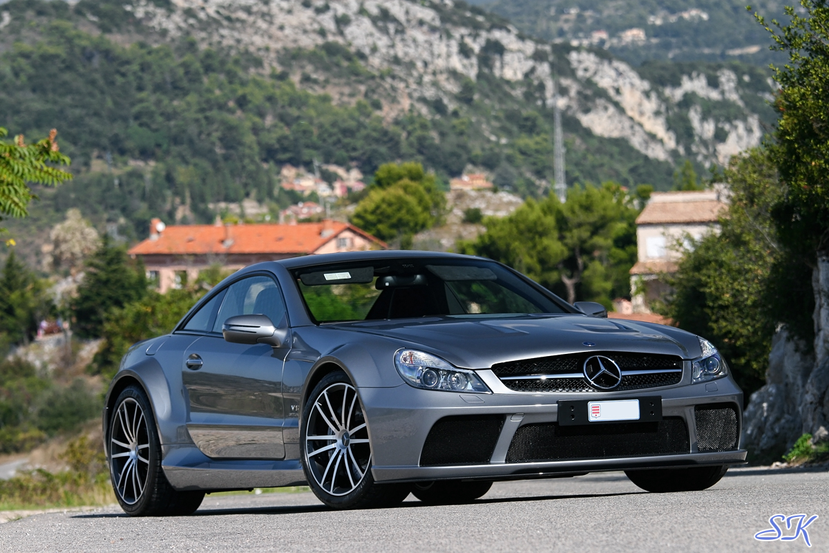 Mercedes sl65 amg black series wallpaper #7