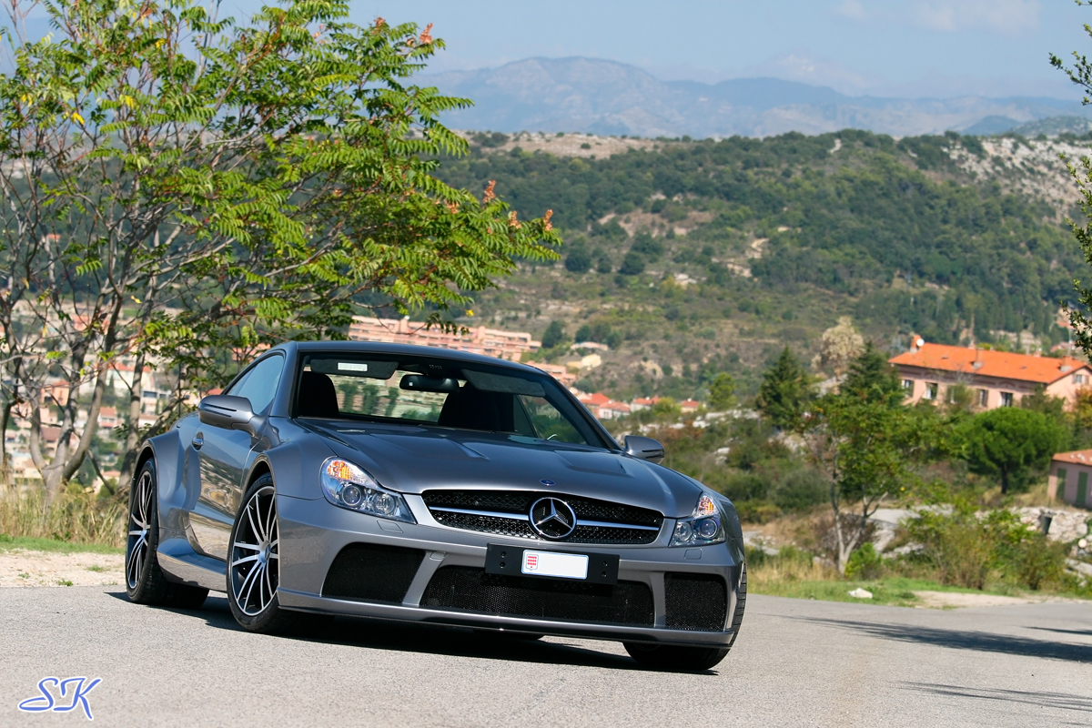 Mercedes sl65 amg black series wallpaper #2