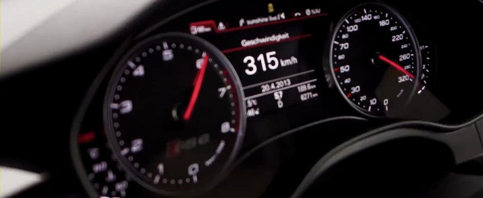 0 - 315 kilometri pe ora la bordul noului Audi RS6 Avant. VIDEO AICI!