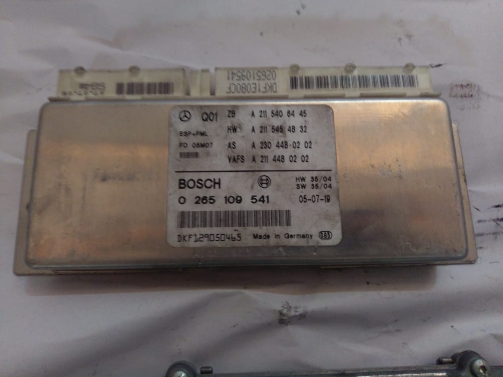 0265109541 Calculaor ESP+PML Mercedes e class cls w211 w219