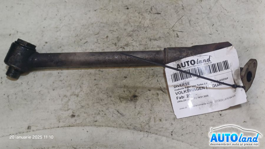 03g145535f Conducta Retur Ulei Turbo 2.0 TDI Volkswagen TIGUAN 2007