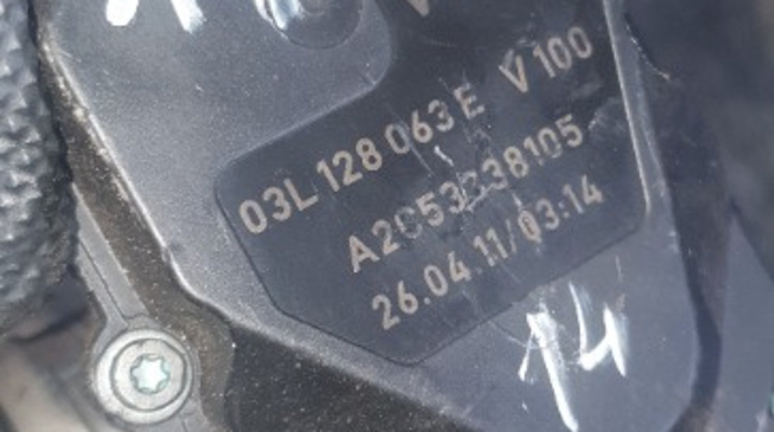 03L128063E Clapeta acceleratie Volkswagen Scirocco 3 (137, 138) 2.0 TDI tip motor CFGB