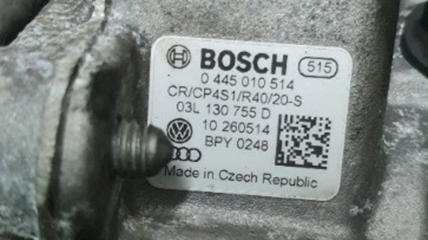 03L130755D,0445010514 Pompa de inalta presiune Volkswagen Passat CC 2.0 TDI tip motor CFF