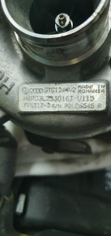 03L253016T Turbina Audi A3 1.6 TDI tip motor CAY