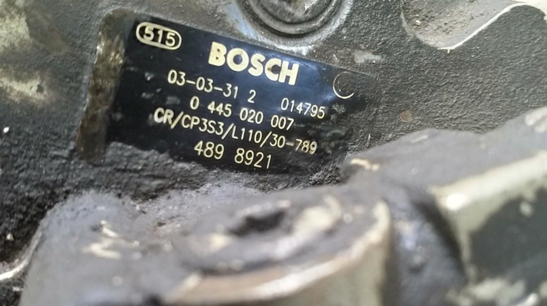 0445020007 Bosch 5801382396 Pompa Inalta Presiune Daf Iveco Fiat Case IH Ford VW Cummins