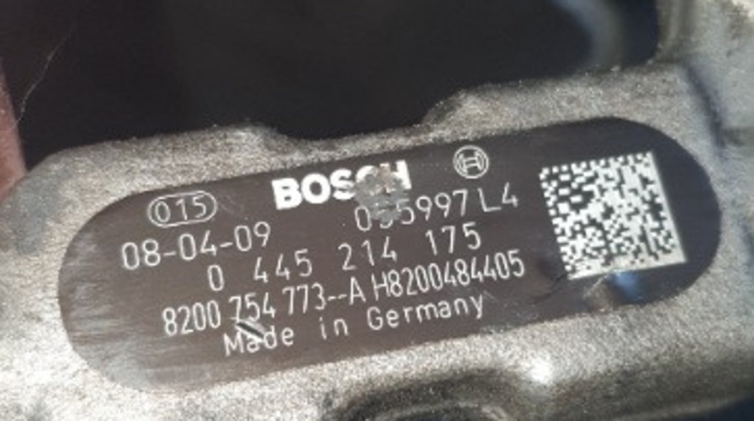 0445214175, H8200484405 Rampa injectoare completa Opel Movano 2.5 CDTI Euro 4 G9U