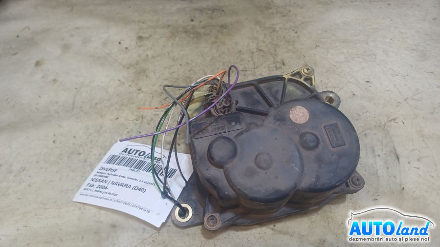 0511000980 Motoras Actuator Cutie Transfer 2.5 Diesel Nissan NAVARA D40 2004