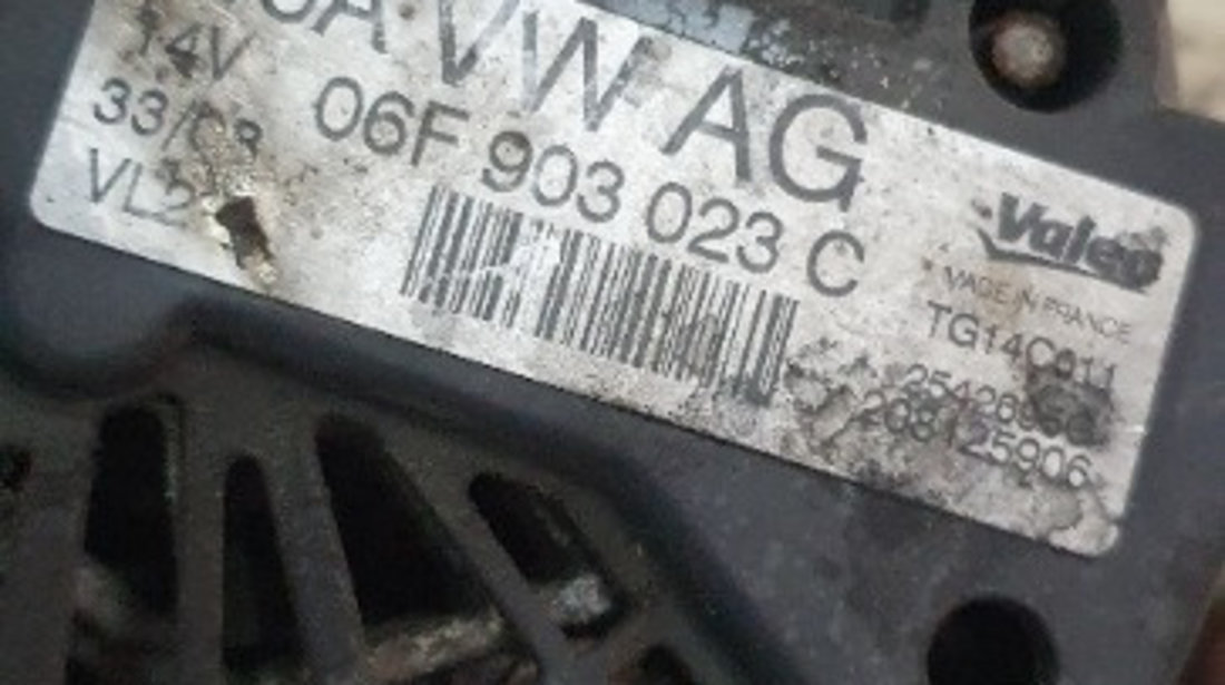 06F903023C Alternator Skoda 1.9 TDI tip motor BKC