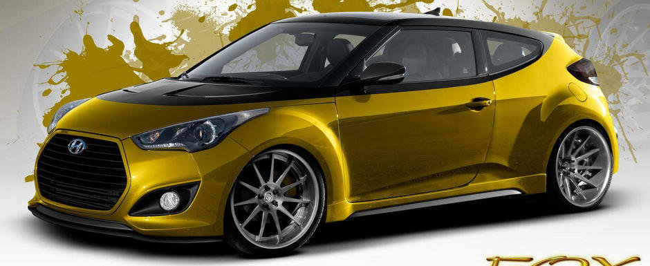 1.6 turbo. 370 cai putere. Hyundai Veloster. Fox Marketing. SEMA 2013! 1.6 turbo. 370 cai putere. Hyundai Veloster. Fox Marketing. SEMA 2013!