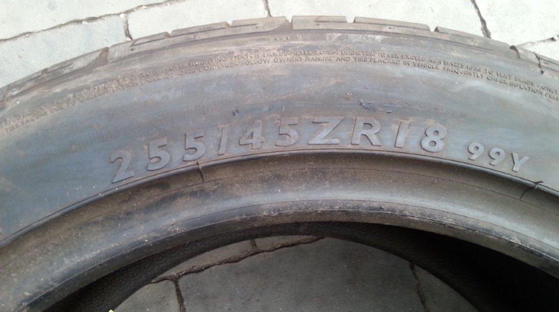 1 anvelopa noua de vara Dunlop 255 45 18