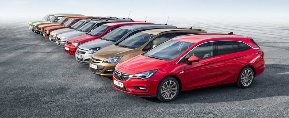 10 generatii si peste 50 de ani de traditie. O istorie in imagini a germanului Opel Astra Sports Tourer