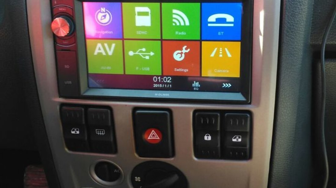 1099 LEI!!! NAVIGATIE MULTIMEDIA MACROM M-DL5000 2DIN USB SD PLAYER GPS CARKIT