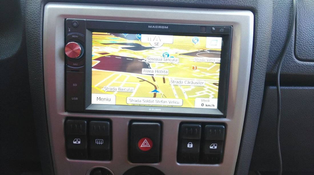 1099 LEI!!! NAVIGATIE MULTIMEDIA MACROM M-DL5000 2DIN USB SD PLAYER GPS CARKIT