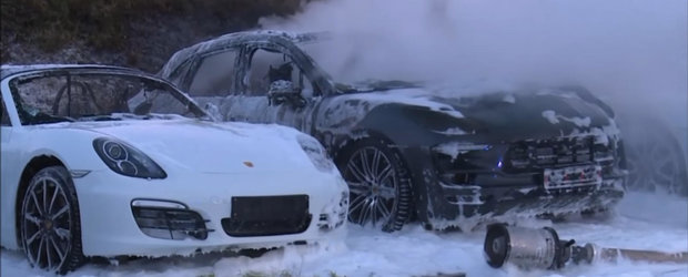 12 Porsche-uri s-au facut scrum in curtea unei reprezentante. De vina ar fi protestatarii de la Summit-ul G20