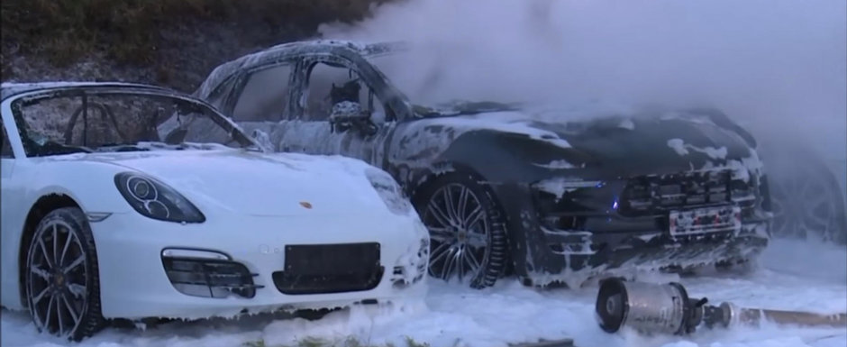 12 Porsche-uri s-au facut scrum in curtea unei reprezentante. De vina ar fi protestatarii de la Summit-ul G20