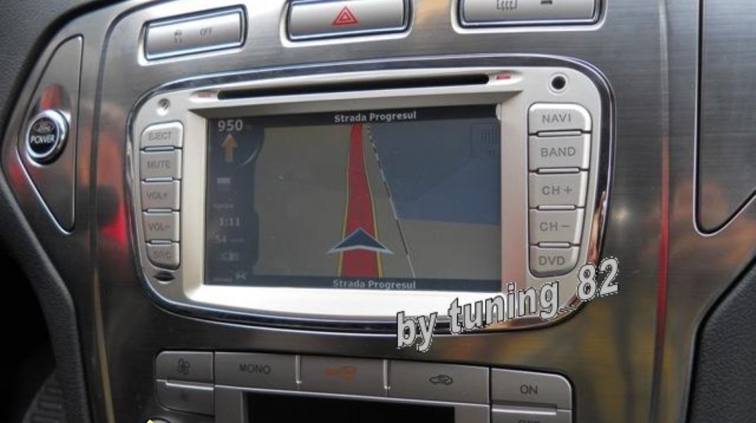 1299 LEI! NAVIGATIE DEDICATA FORD MONDEO FOCUS 2 GALAXY CMAX SMAX GPS DVD TV CARKIT SECOND HAND