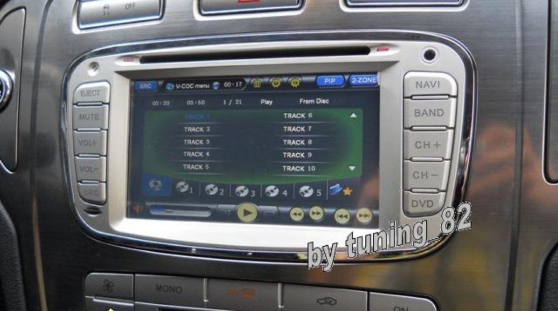 1299 LEI! NAVIGATIE DEDICATA FORD MONDEO FOCUS 2 GALAXY CMAX SMAX GPS DVD TV CARKIT SECOND HAND