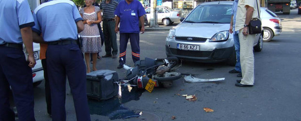 14 pro si contra mersului pe scuter prin Bucuresti