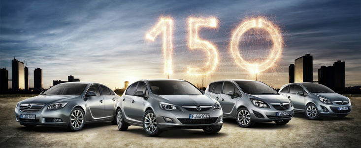 150 de ani de la infiintarea Opel, 100 de ani de prezenta in Romania