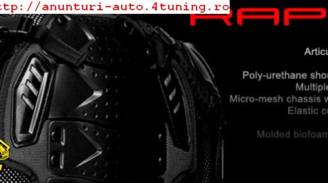 169 Lei- Armura Moto Hard RAPTOR Livrare In 24h Prin Curier Doar 20 Lei